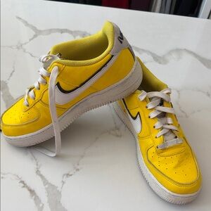 Nike Kids Bright Yellow Sneakers